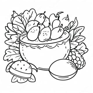 Colorful Lalo Table With Food Coloring Page 39054-31231