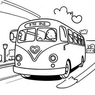 Buses Coloring Pages