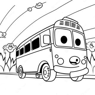 Tayo The Little Bus With Friends Coloring Page 39694-31728