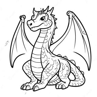 Dnd Dragon Coloring Page 4006-3236