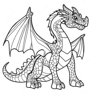 Dnd Dragon Coloring Page 4006-3323