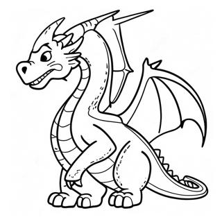 Dnd Dragon Coloring Page 4006-3324