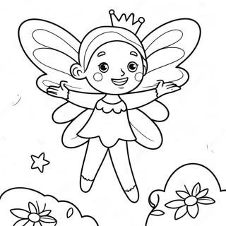 Tooth Fairy Coloring Page 4076-3290