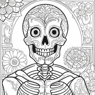 Detailed Human Skeleton Coloring Page 40954-32709