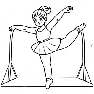 Gymnastics Coloring Page 421-330