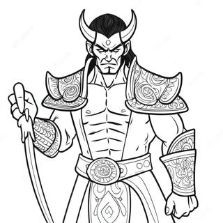 Muzan With Blood Demon Art Coloring Page 43134-34450