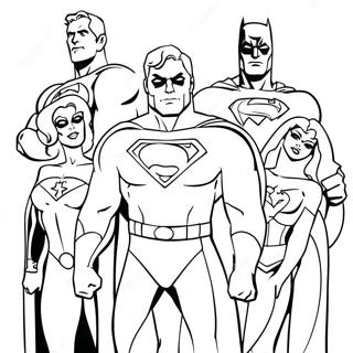 Dc Superheroes Coloring Page 431-334