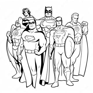 Dc Superheroes Coloring Page 431-335