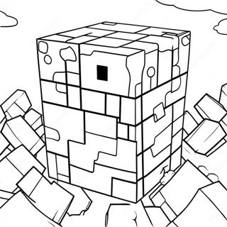 Minecraft Tnt Block Coloring Page 43243-34527