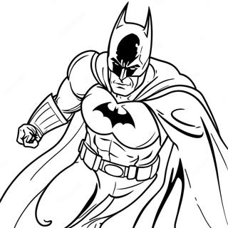 Batman In Action Coloring Page 432-337