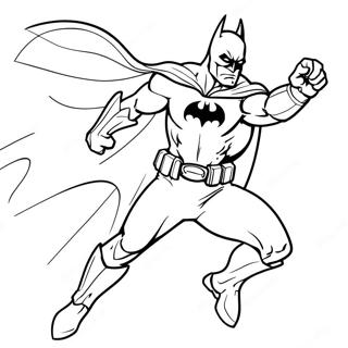 Batman In Action Coloring Page 432-339