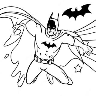 Batman In Action Coloring Page 432-340