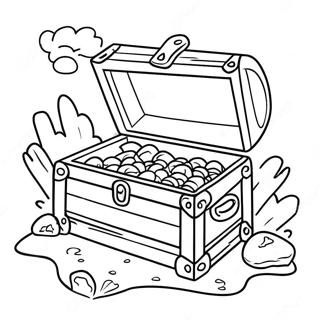 Treasure X Adventure Map Coloring Page 44224-35305
