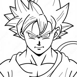 Goku Black Coloring Page 4456-3674