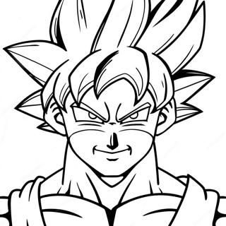 Goku Black Coloring Page 4456-3676