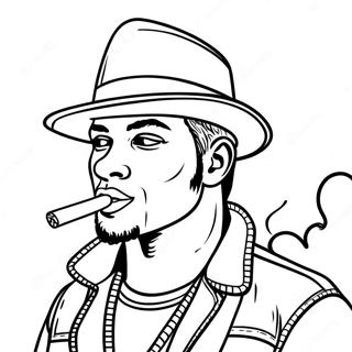 Pop Smoke Coloring Page 45123-36022