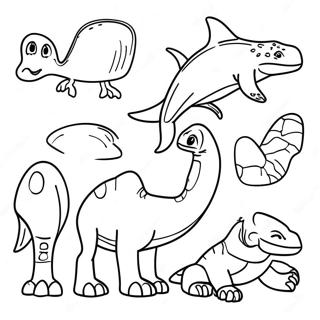 Extinct Animals Coloring Page 46523-37138