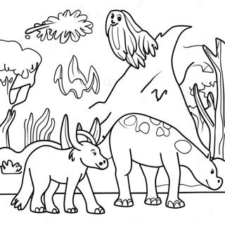 Extinct Animals Coloring Page 46523-37139