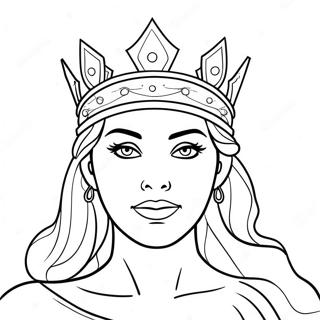 Ice Queen Coloring Page 46953-37480