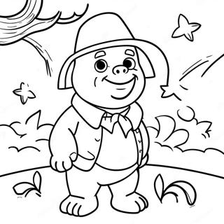 Franklin With Friends Coloring Page 47444-37877