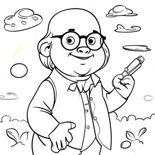 Franklin With Friends Coloring Page 47444-37879