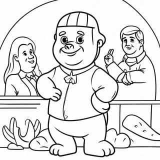 Franklin With Friends Coloring Page 47444-37880