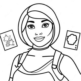Fortnite Imani Coloring Page 48093-38388