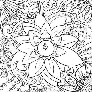 Diwali Festival Celebration Coloring Page 481-379