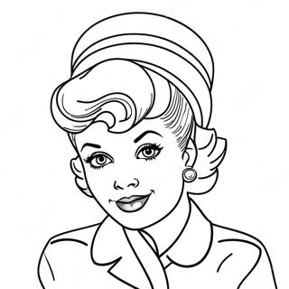 I Love Lucy Coloring Pages