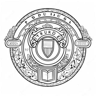 Purdue University Logo Coloring Page 49153-39236