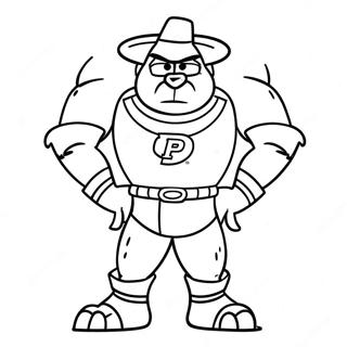 Purdue Boilermakers Mascot Coloring Page 49154-39238