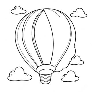Colorful Balloon Coloring Page 491-384