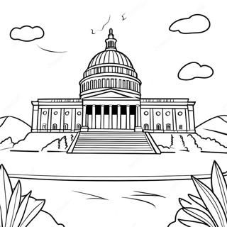 Washington State Famous Landmarks Coloring Page 49534-39538