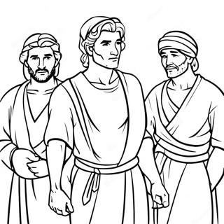 Joseph And His Brothers Coloring Page 50263-40120