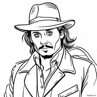 Johnny Depp Coloring Pages