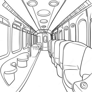 Magical Polar Express Journey Coloring Page 5087-4179