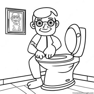 Skibidi Toilet Camera Man Coloring Page 51123-40812