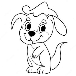 Bluey Valentine Coloring Pages