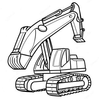 Excavator Coloring Pages