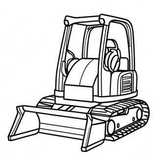 Excavator Coloring Page 5156-4235