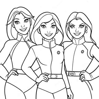 Totally Spies Coloring Page 51573-41162