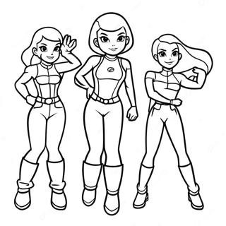 Totally Spies Coloring Page 51573-41163