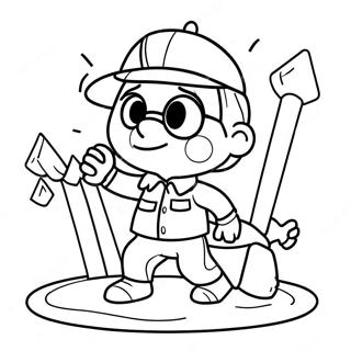 Clever Sam In Action Coloring Page 51574-41169