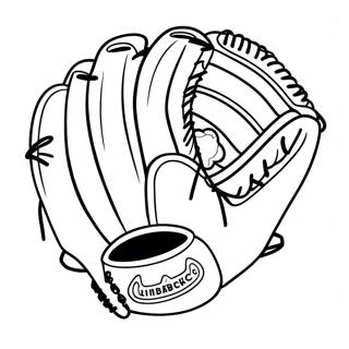 Baseball Glove Coloring Page 51843-41384