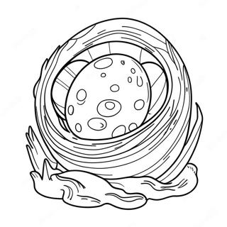 Dragon Egg Nest Coloring Page 51933-41458