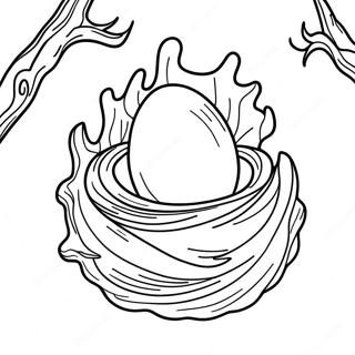 Dragon Egg Nest Coloring Page 51933-41460