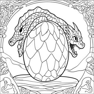 Dragon Egg Coloring Pages