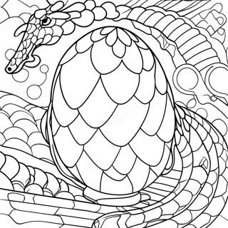 Colorful Dragon Egg Coloring Page 51934-41450