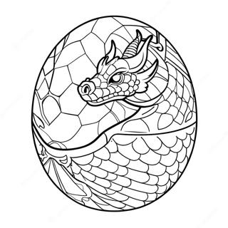 Colorful Dragon Egg Coloring Page 51934-41452