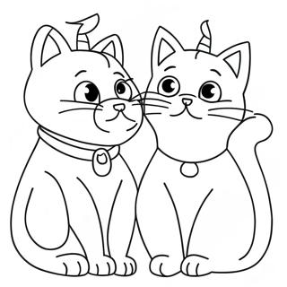 Cats Coloring Page 53143-42417